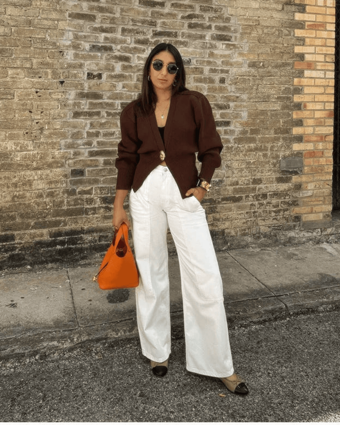 DEEP V SINGLE-BUTTON CARDIGAN