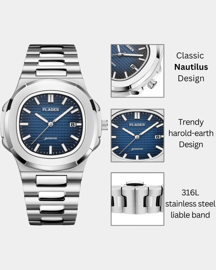 ELEGANTE BUSINESS-UHR AUS EDELSTAHL