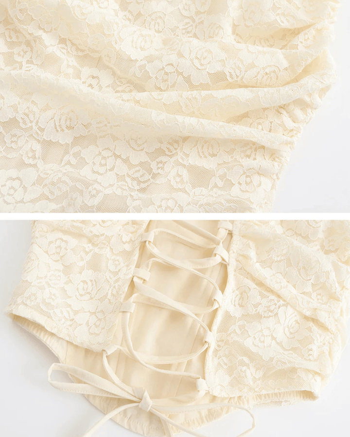 LACE CORSET & MERMAID SKIRT SET