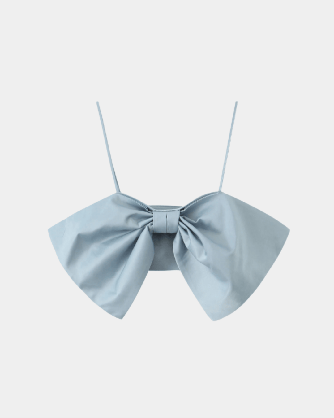 SATIN BOW TOP AND TROUSERS SET