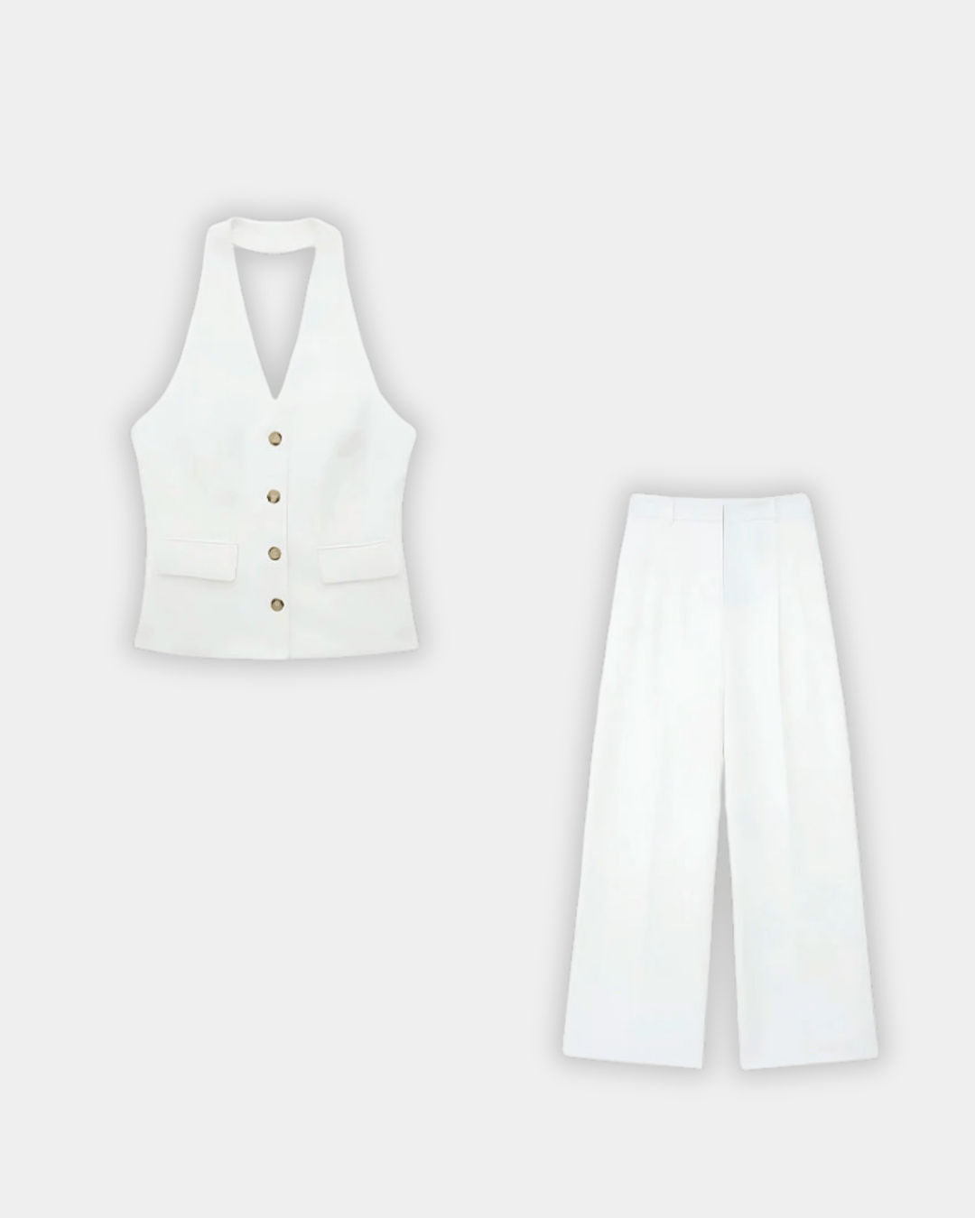 TAILORED VEST AND TROUSERS SET
