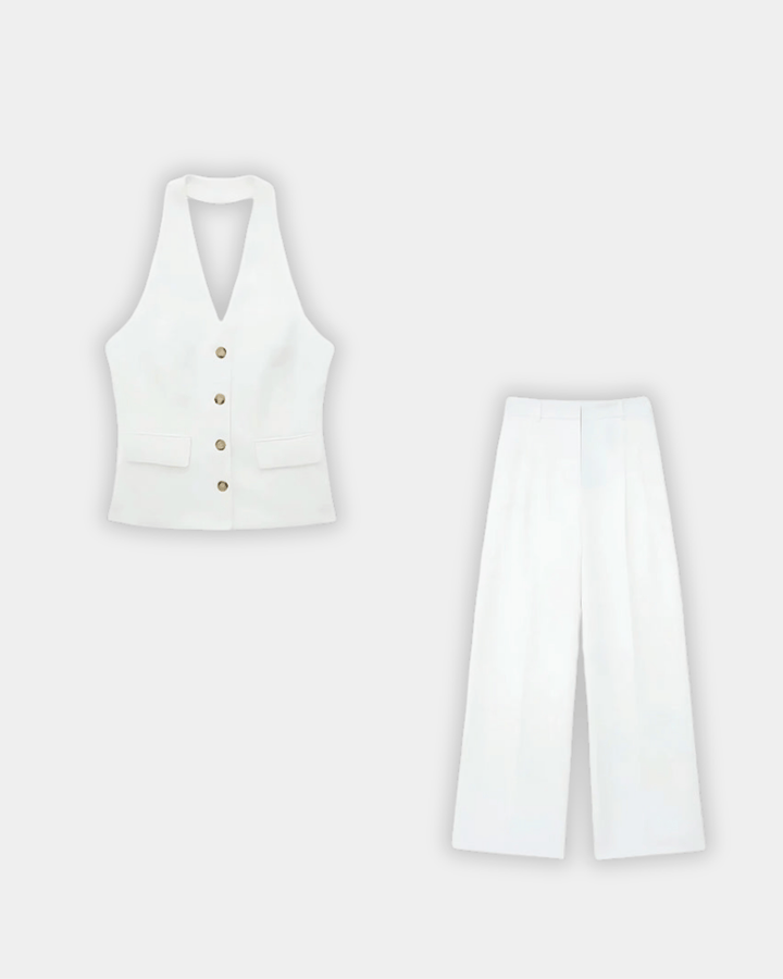 TAILORED VEST AND TROUSERS SET