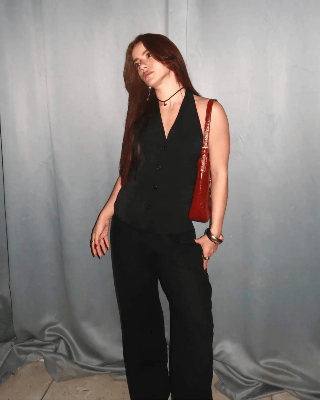 TAILORED VEST AND TROUSERS SET