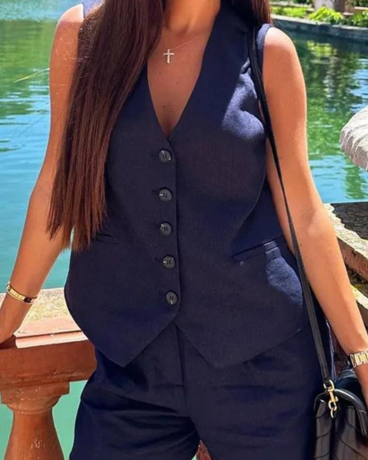 CLASSIC VEST AND SHORTS SET