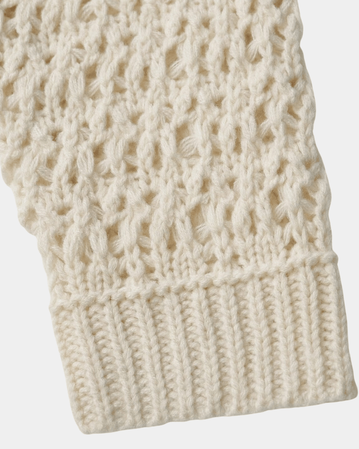 CROCHET DRAWSTRING SWEATER