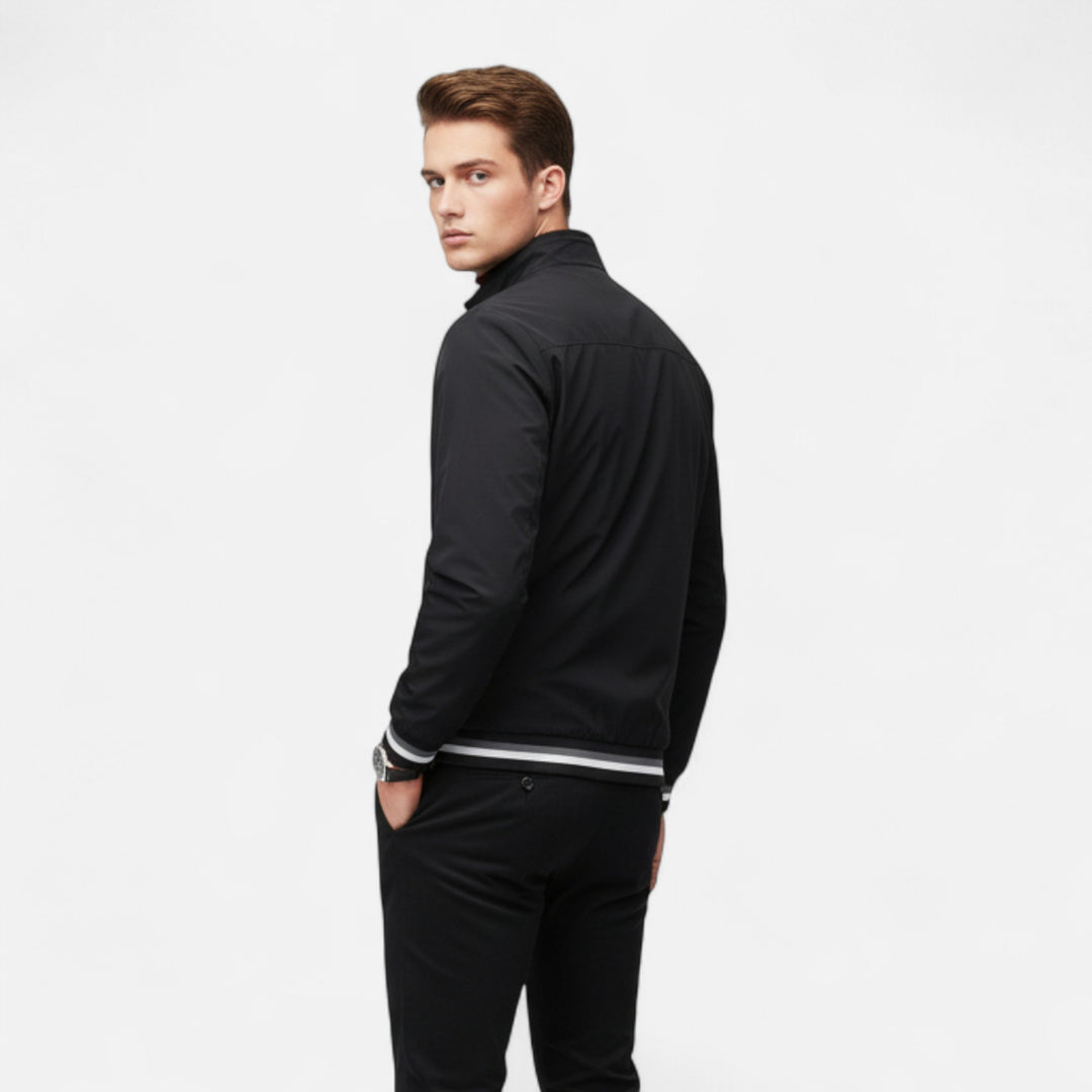 NOMU Lifestyle | Men’s Baseball Collar Windbreaker Jacket