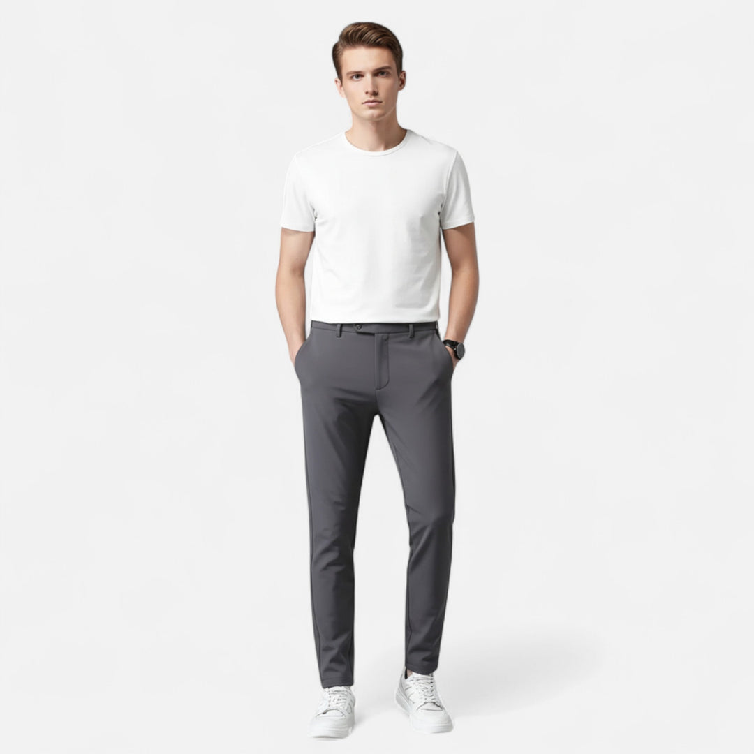 NOMU Lifestyle | Men’s Slim Fit Business Casual Trousers