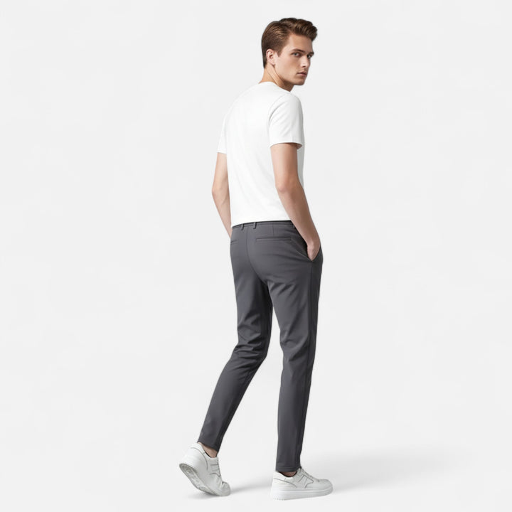 NOMU Lifestyle | Men’s Slim Fit Business Casual Trousers