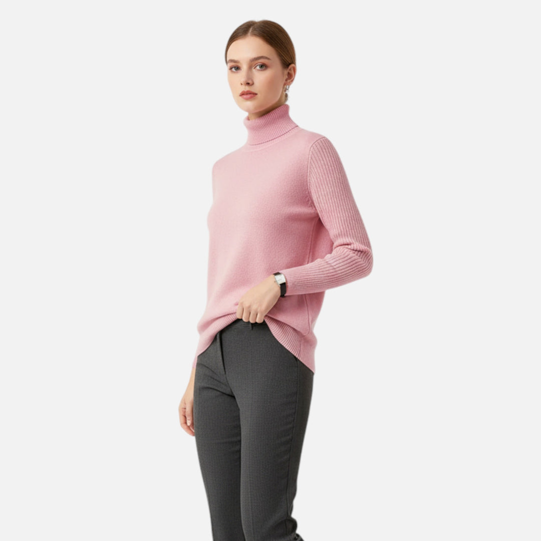 NOMU Lifestyle | Women’s Turtleneck Sweater – Heritage Comfort