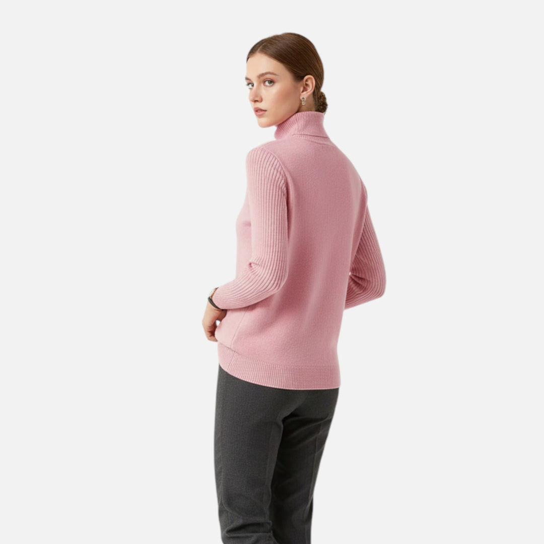 NOMU Lifestyle | Women’s Turtleneck Sweater – Heritage Comfort