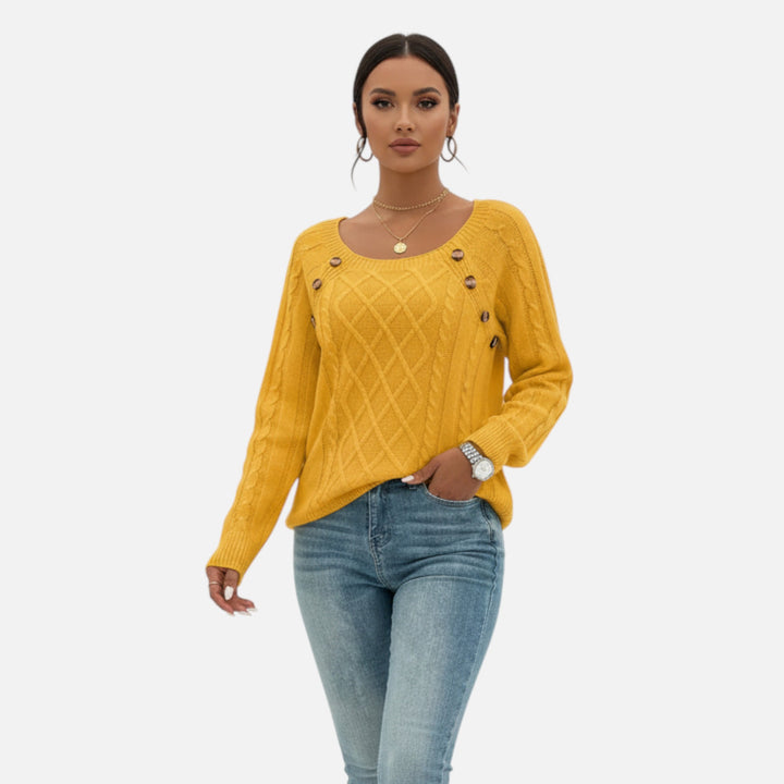 NOMU Lifestyle | Women’s Cable Knit Sweater – Heritage Comfort