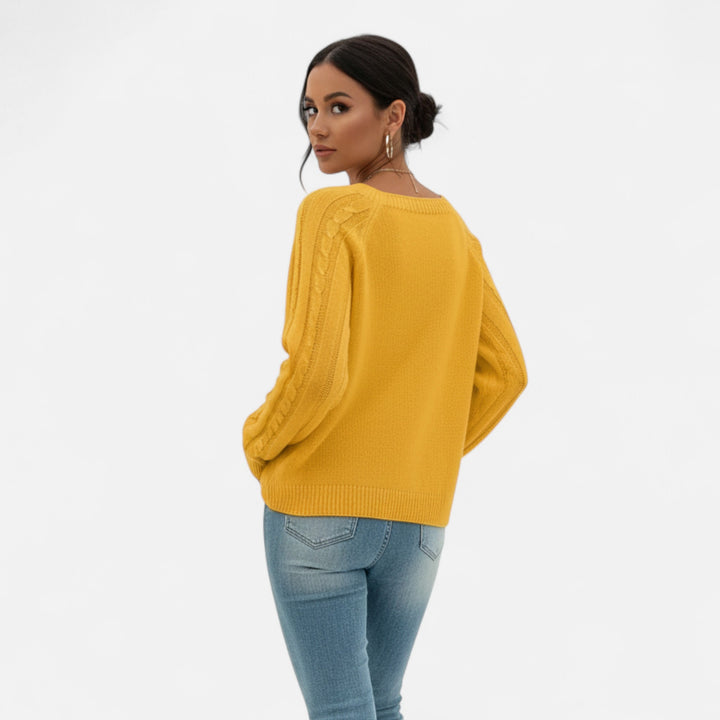 NOMU Lifestyle | Women’s Cable Knit Sweater – Heritage Comfort
