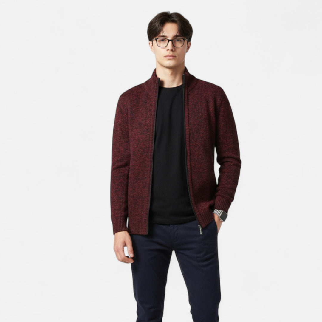 NOMU Lifestyle | Men’s Knitted Zip Cardigan