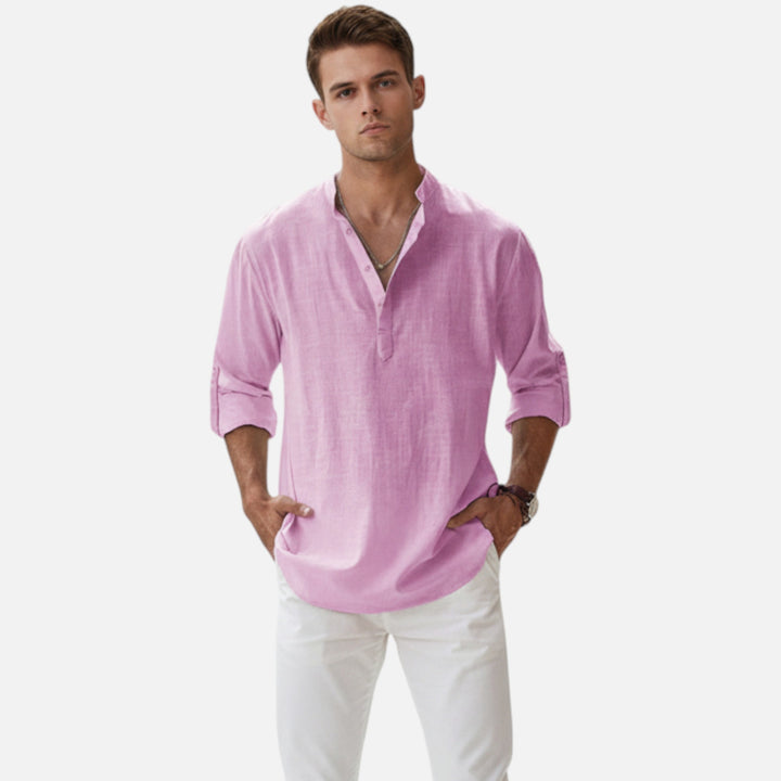 NOMU Lifestyle | Men’s Linen Beach Shirt