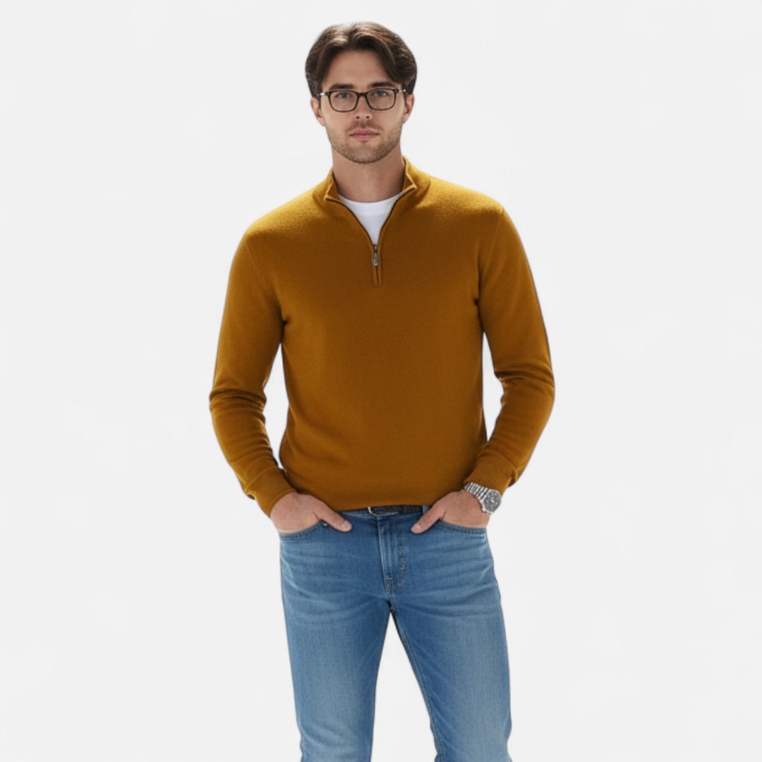 NOMU Lifestyle | Men’s Oversized Half Zip Sweater