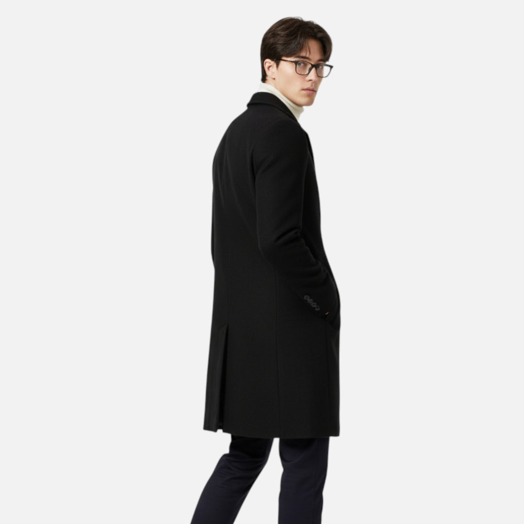 NOMU Lifestyle | Men’s Classic Long Overcoat