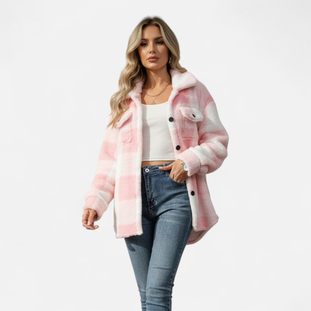 NOMU Lifestyle | Women’s Plush Fleece Coat – Timeless Elegance