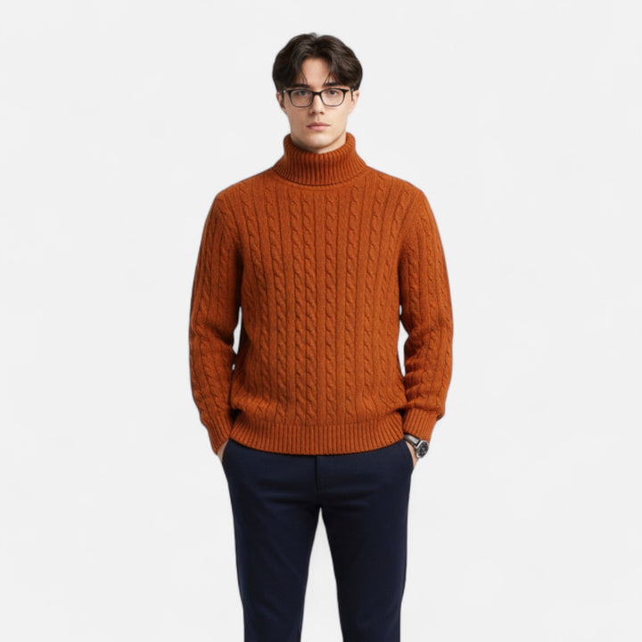 NOMU Lifestyle | Men’s Wool Turtleneck Sweater