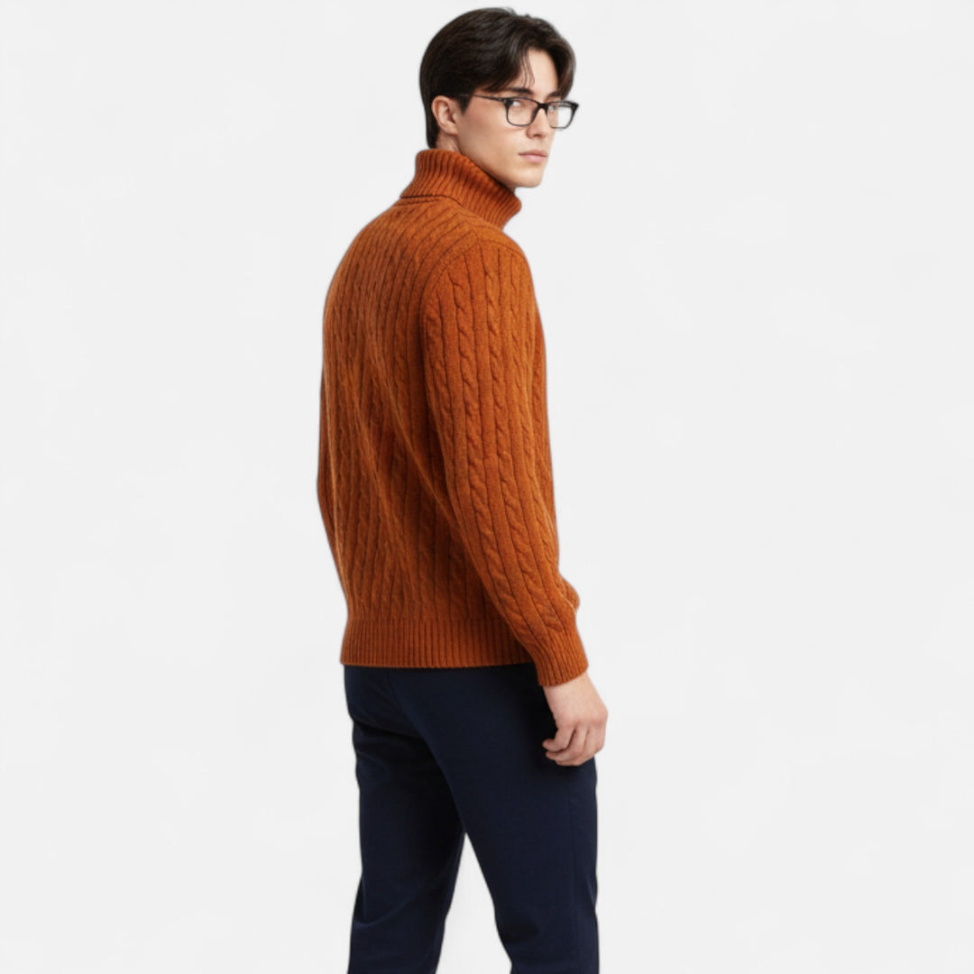 NOMU Lifestyle | Men’s Wool Turtleneck Sweater