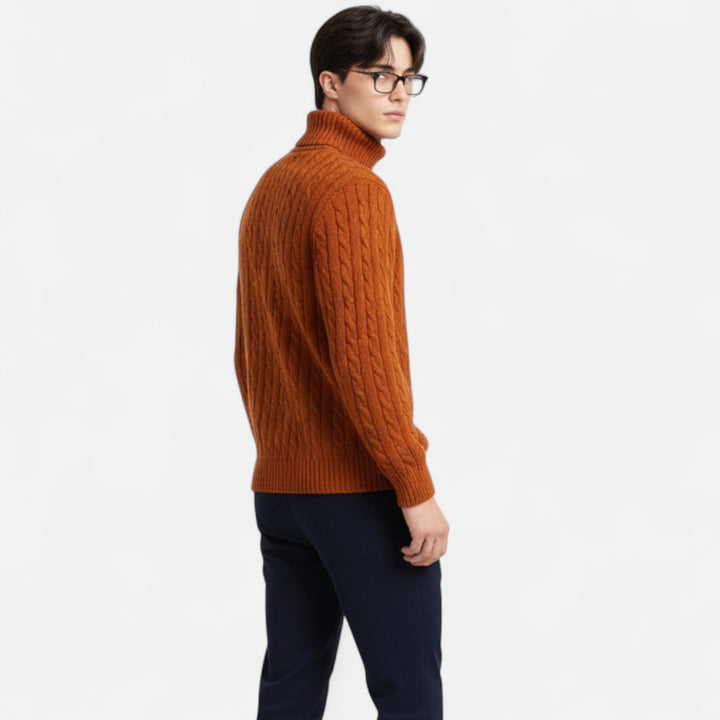 NOMU Lifestyle | Men’s Wool Turtleneck Sweater
