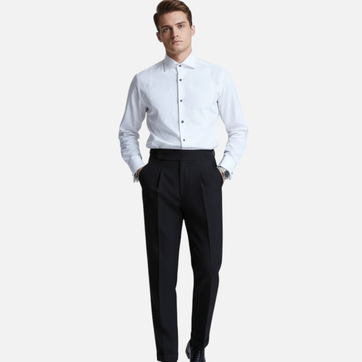 NOMU Lifestyle | Men’s High Waist Formal Dress Trousers