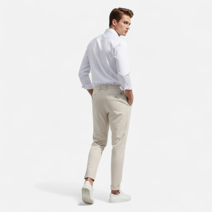 NOMU Lifestyle | Men’s Slim Fit Casual Suit Trousers