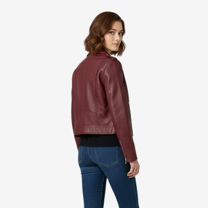 Women’s Short Belted Jacket – Minimalist Trim