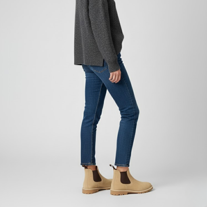 Women's Suede Winter Boot – Minimalist Luxury