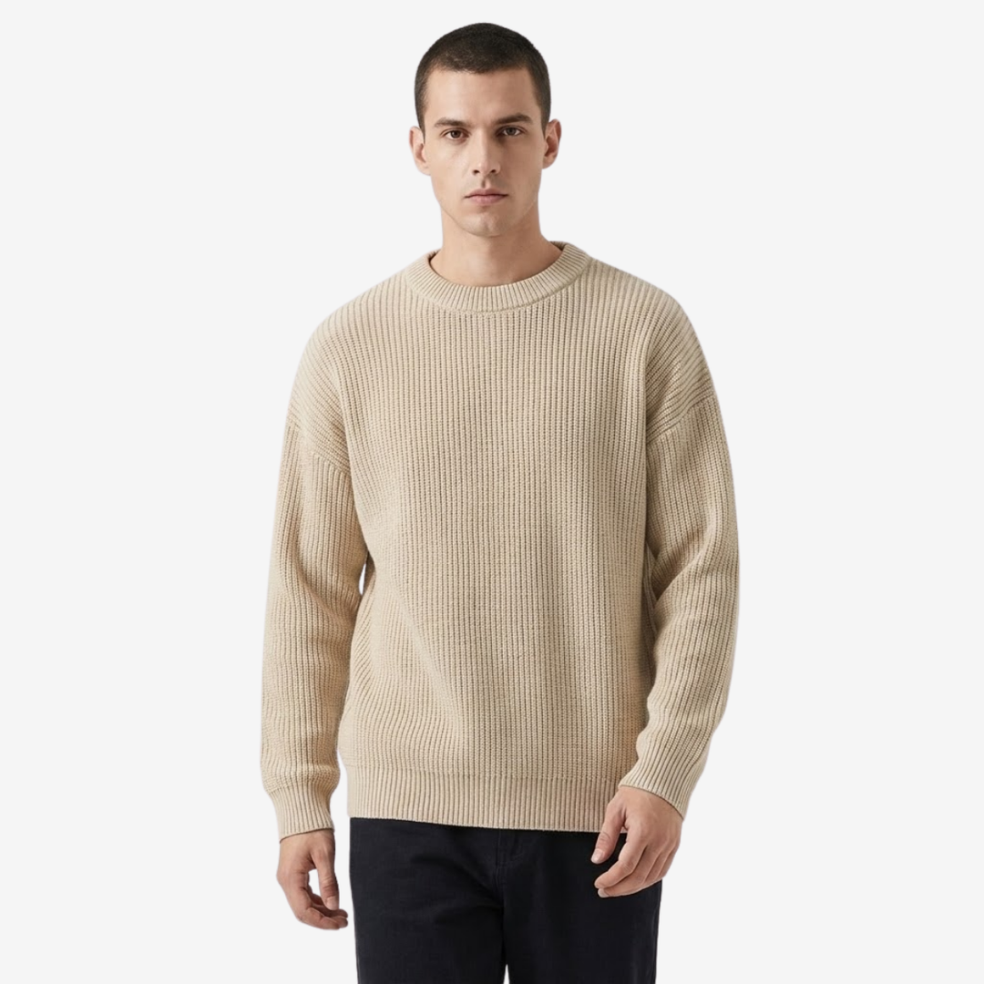 Men’s Knit Sweater – Super Loose Essential