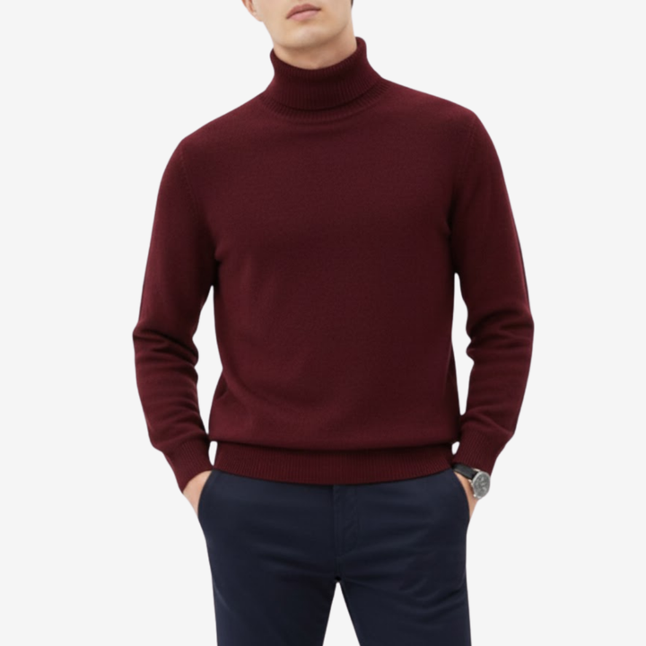 Men’s Slim Turtleneck Sweater