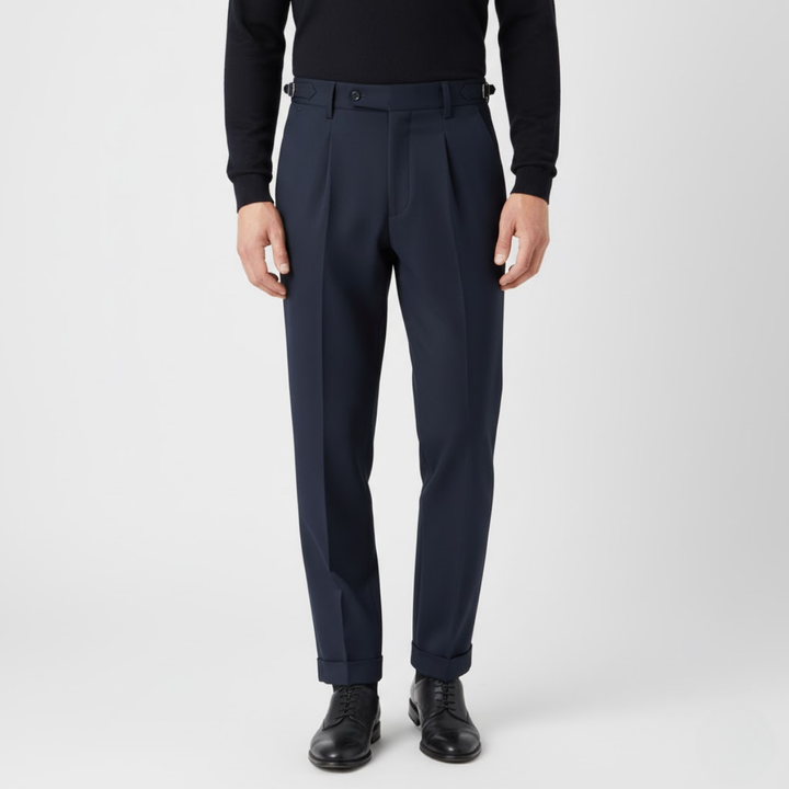 Men’s High Waist Formal Dress Trousers