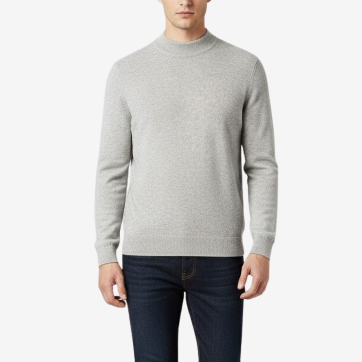 Men's Pure Extra-Fine Classic Mockneck – Timeless Warmth