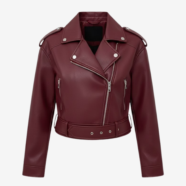 Women’s Short Belted Jacket – Minimalist Trim