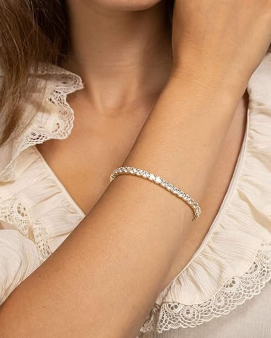 GOLDEN GLEAM TENNIS BRACELET