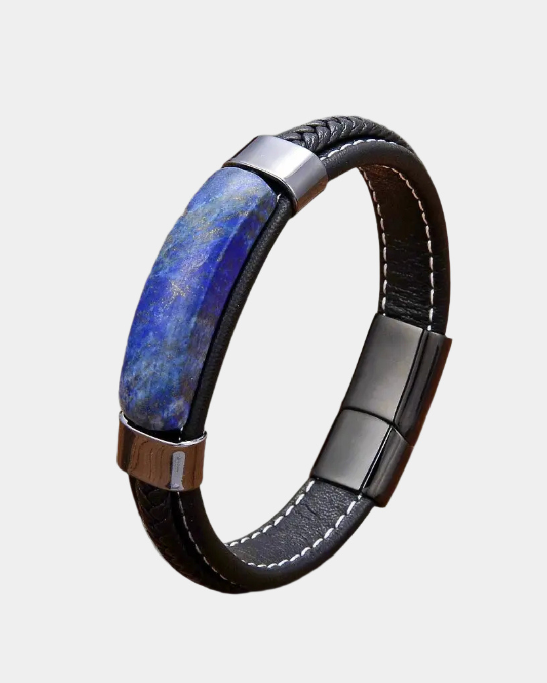 URBAN STONE INLAY LEDERARMBAND