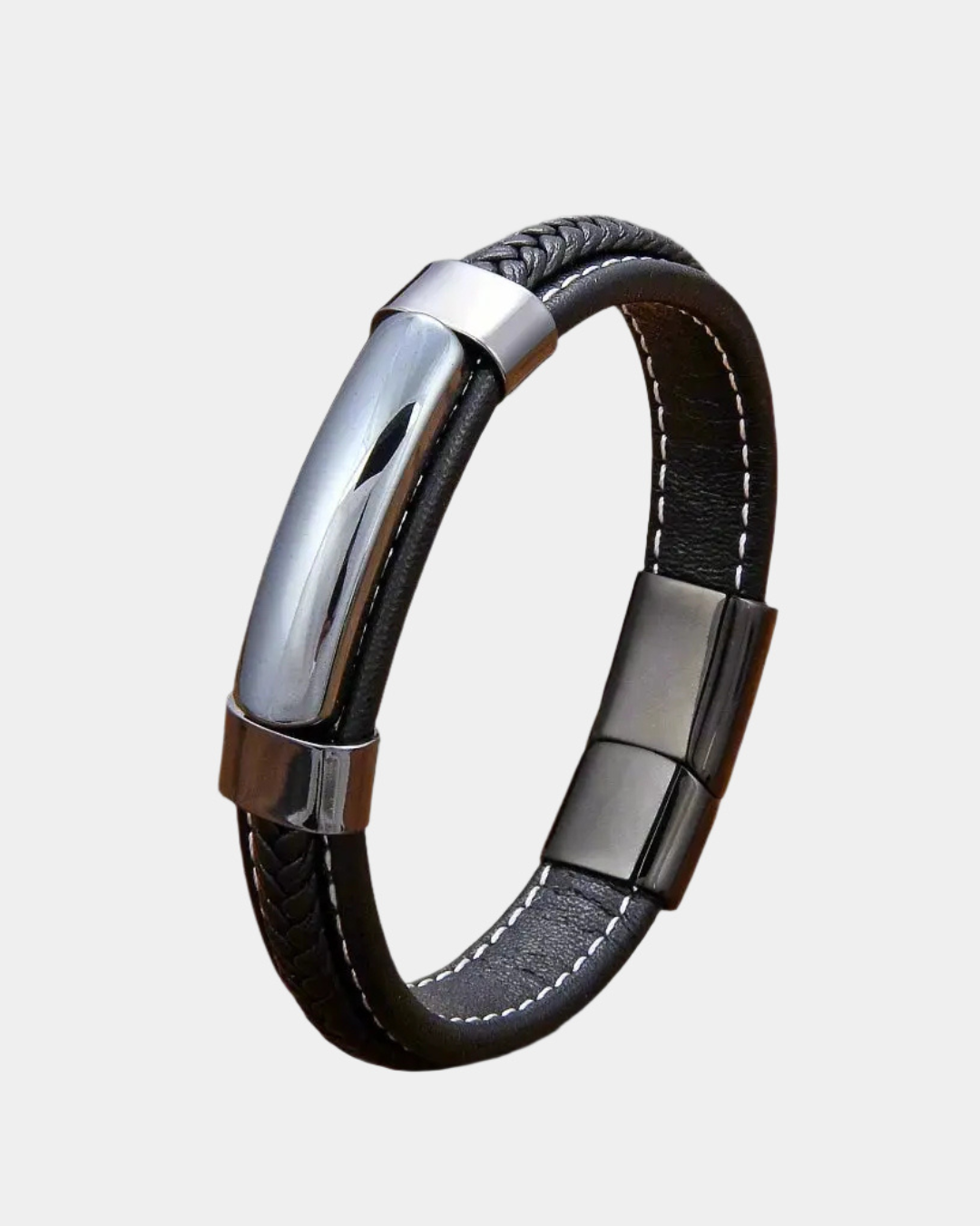 URBAN STONE INLAY LEDERARMBAND