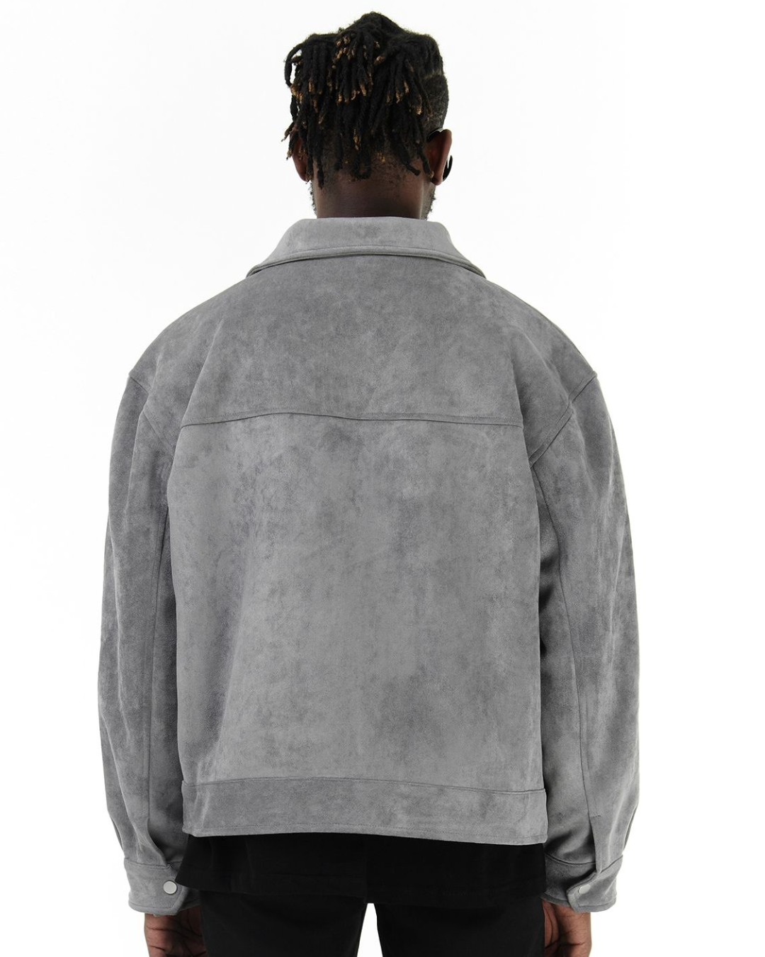 URBAN EDGE WILDLEDERJACKE MIT REISSVERSCHLUSS