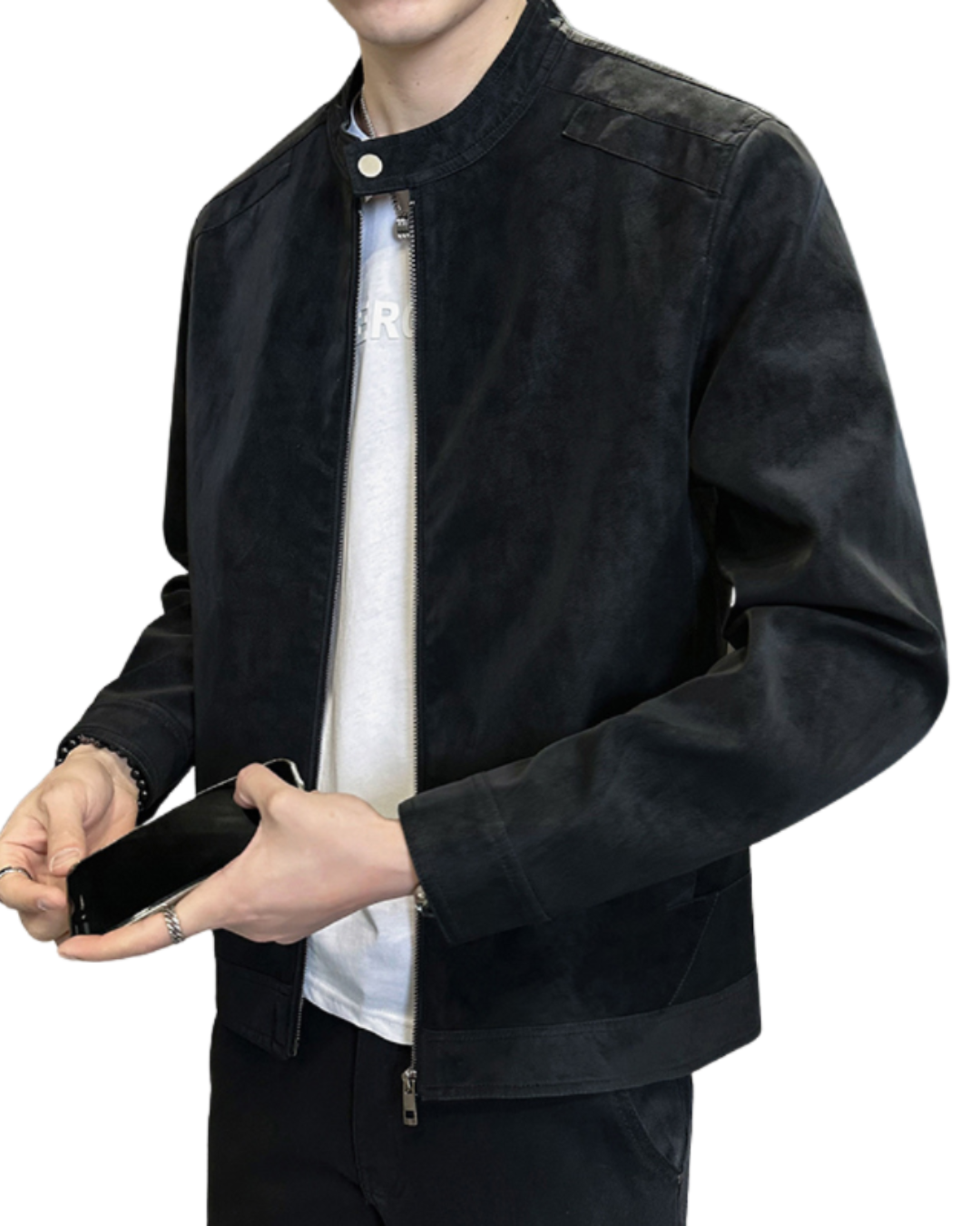 VINTAGE SUEDE BOMBER JACKET