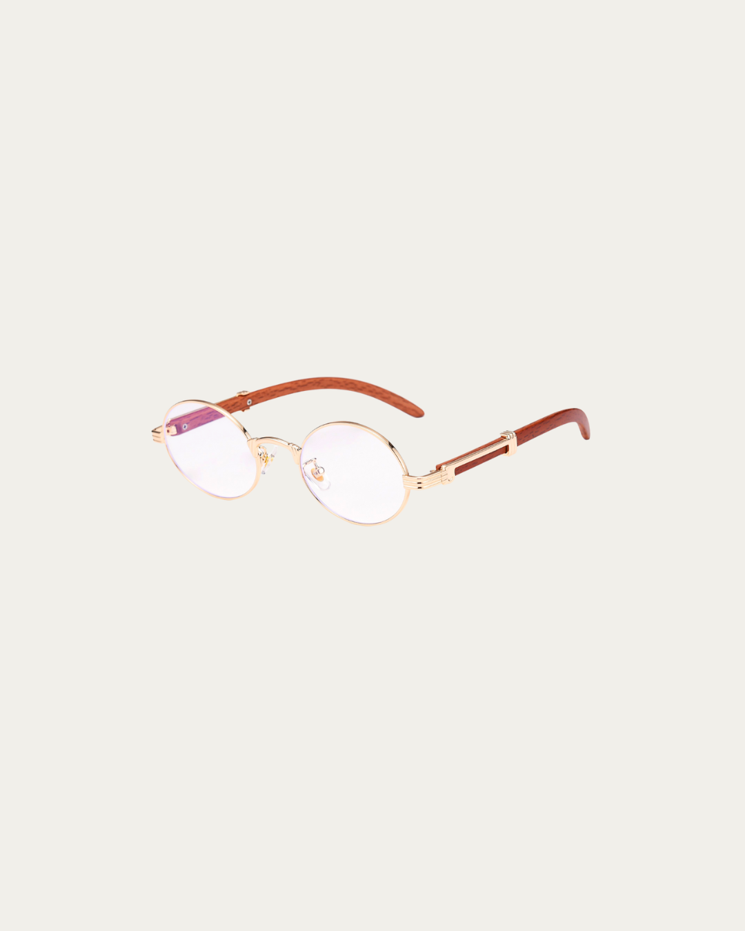 RUNDE, GETÖNTE RETRO-SONNENBRILLE