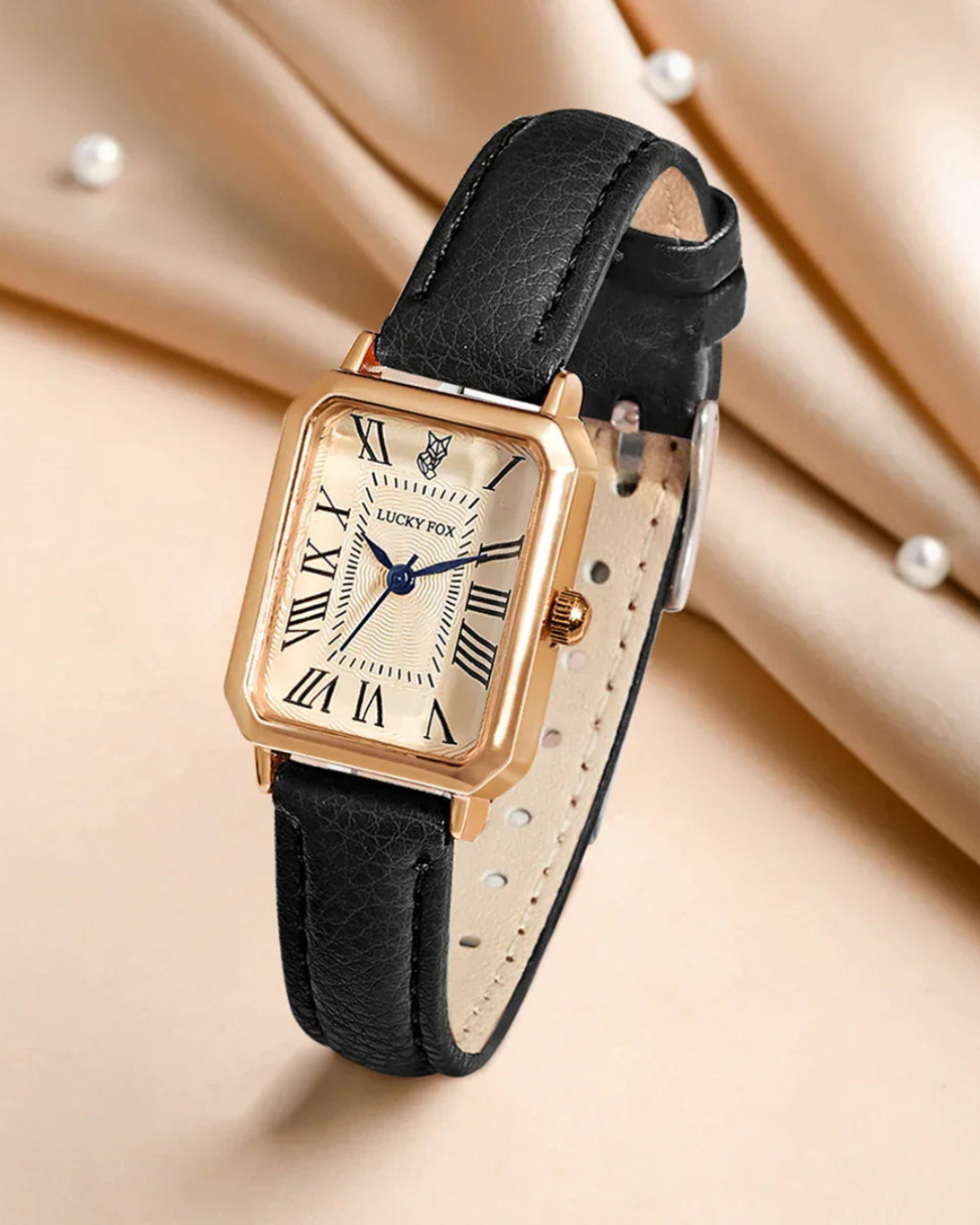 RETRO ELEGANCE STRAP WATCH