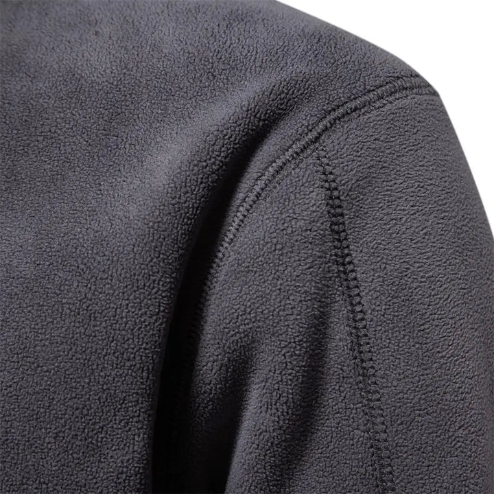 ESSENTIAL FLEECE-PULLOVER MIT HALBEM REISSVERSCHLUSS