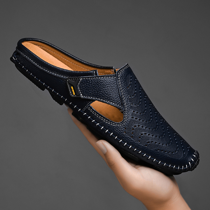 Breathable Italian Leather Sandals