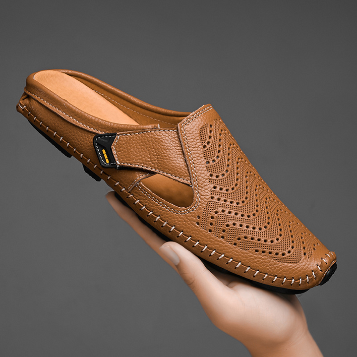 Breathable Italian Leather Sandals