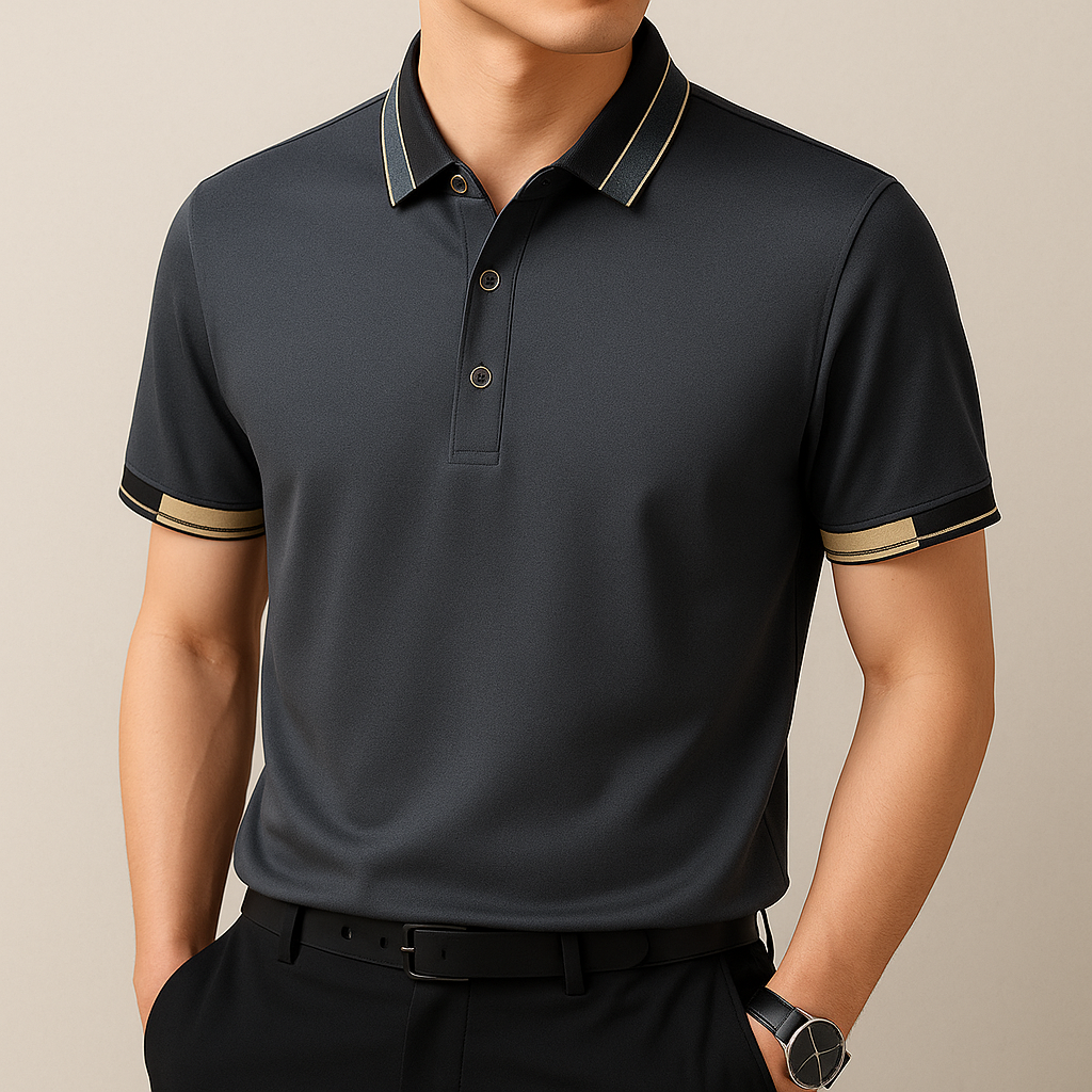 Polo with Color Accents
