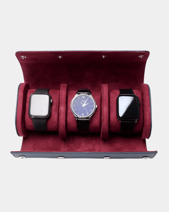 TRAVEL LEATHER WATCH CASE