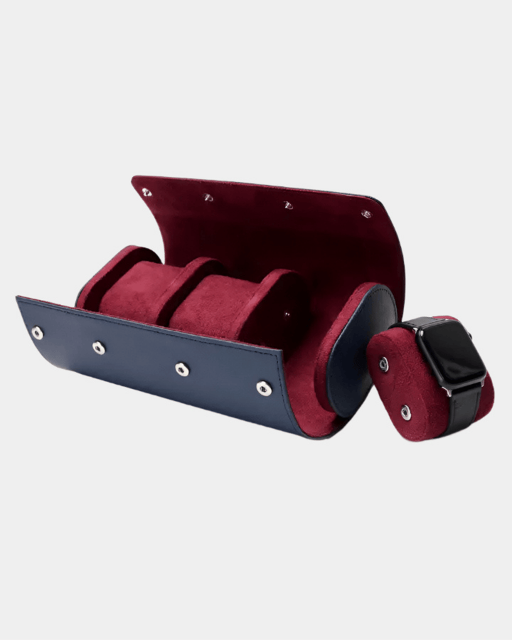 TRAVEL LEATHER WATCH CASE