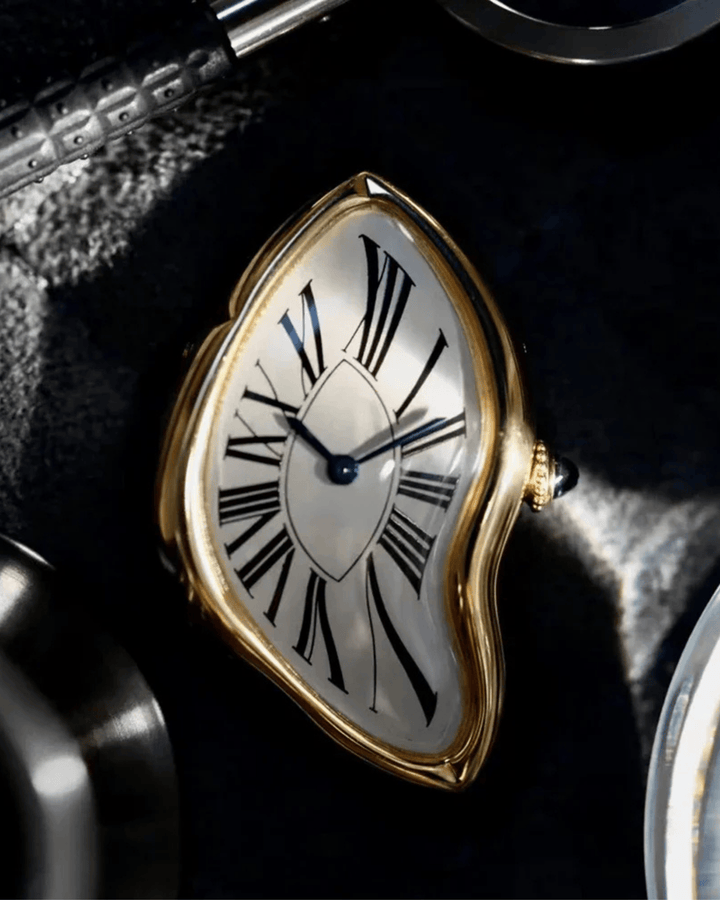 DALI STYLE MELTED FACE WATCH