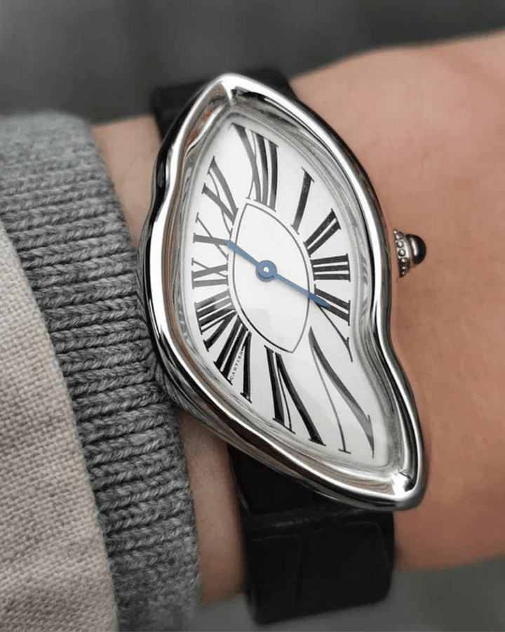 DALI STYLE MELTED FACE WATCH