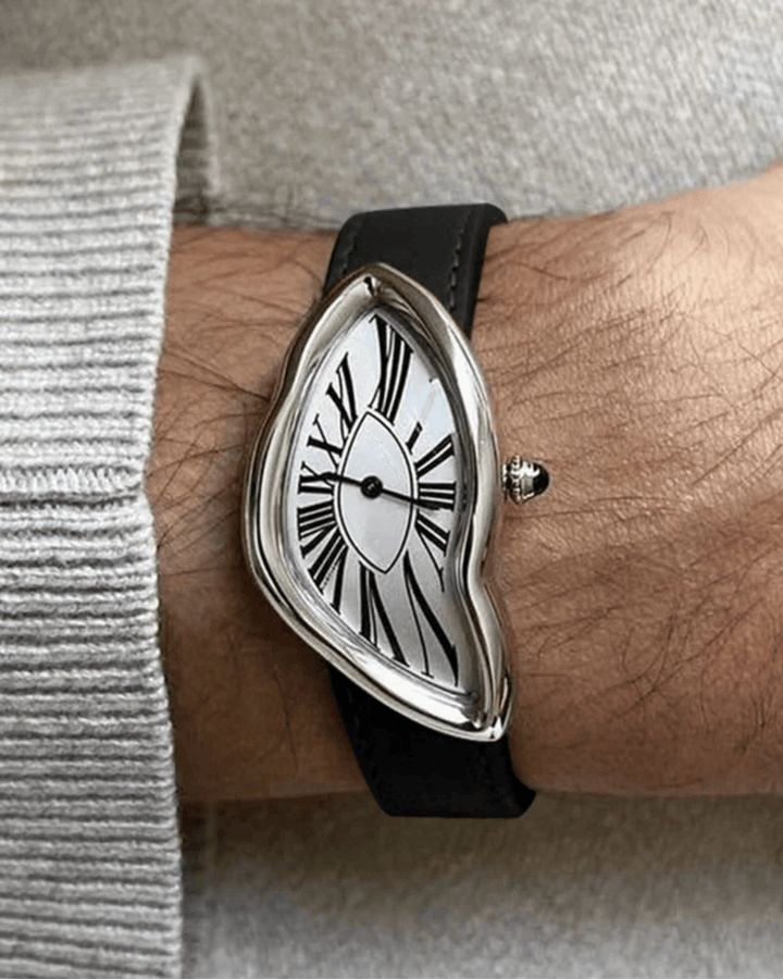 DALI STYLE MELTED FACE WATCH