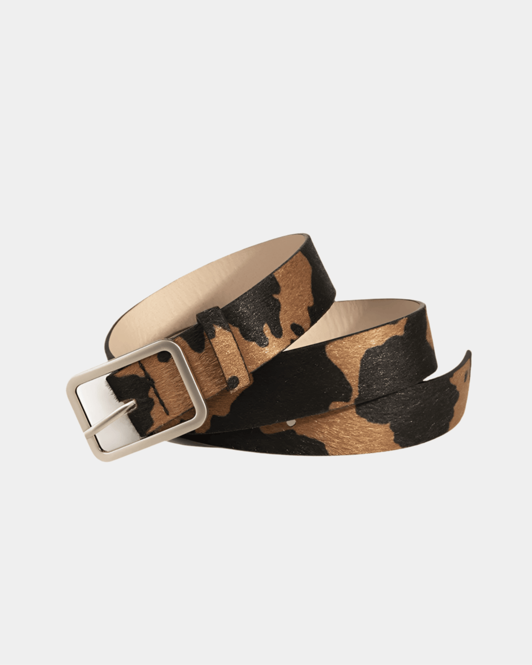 COW PRINT STATEMENT BELT